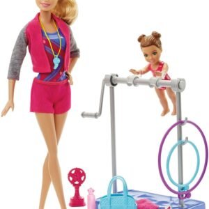 Barbie Gimnasia artística paralelas - Muñeca, Quiero ser entrenadora de Gimnasia: imagen 4