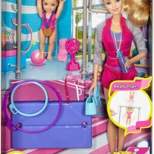 Barbie Gimnasia artística paralelas - Muñeca, Quiero ser entrenadora de Gimnasia: imagen 5