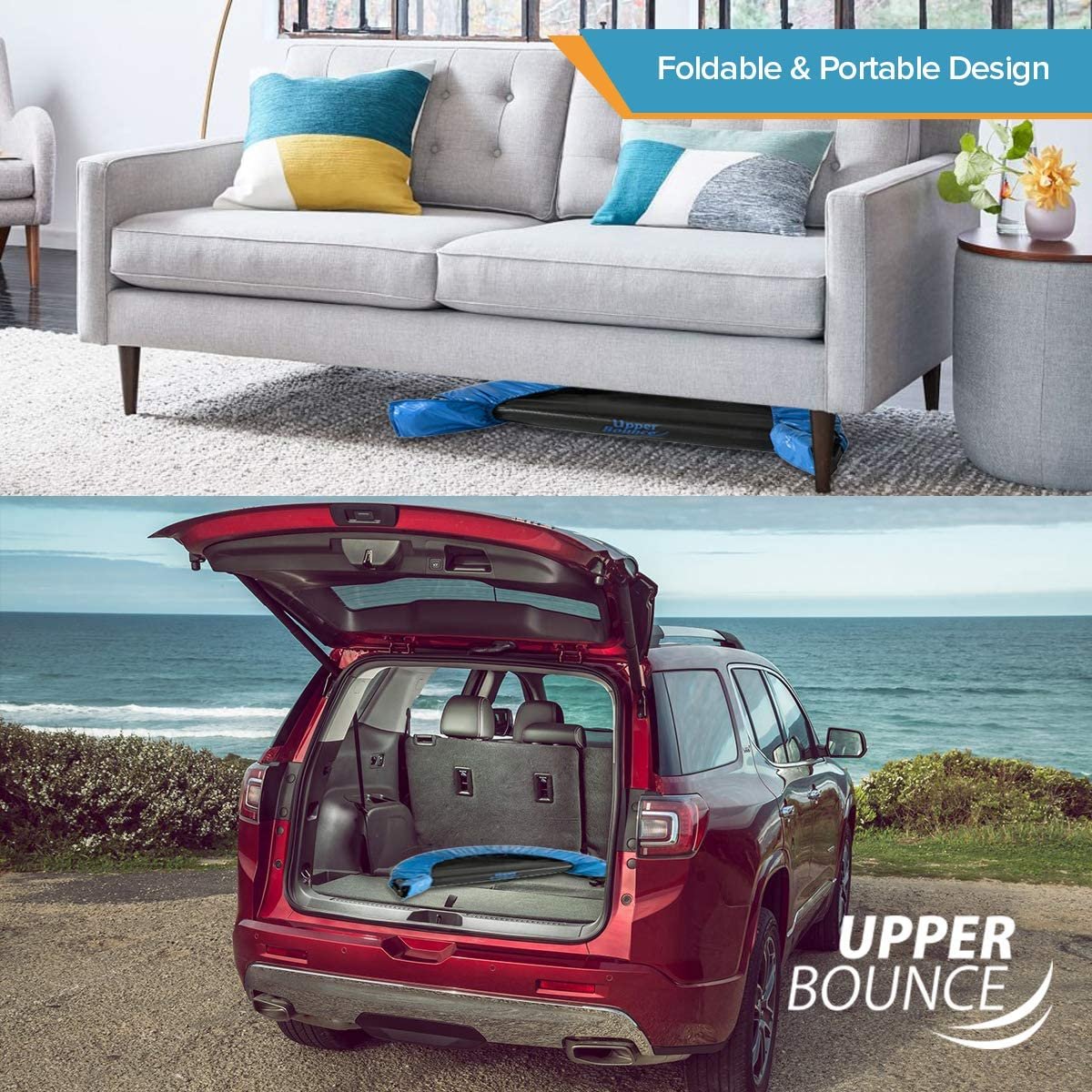 Mini Trampolín Cama Elástica para Gimnasia artística. Plegable con bolsa de transporte - Imagen 2