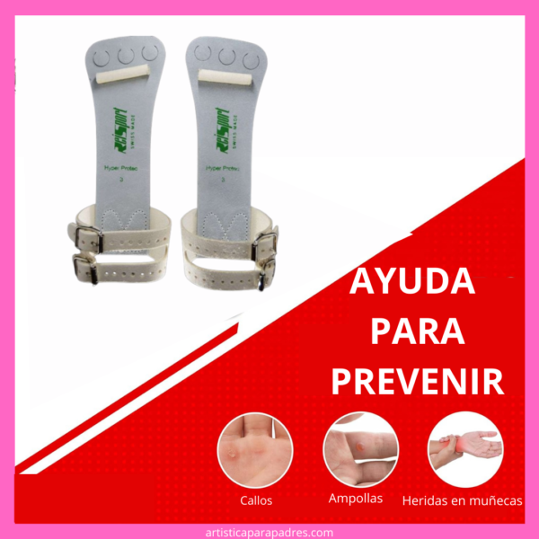 Correas hebilla Elite barra fija gimnasia artística masculina