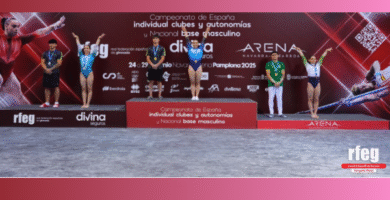Actualización de resultados del campeonato de gimnasia artística