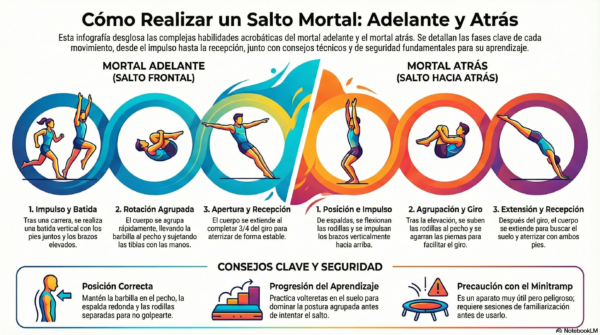 Pasos para hacer un salto mortal