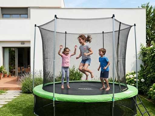 Camas para saltar, camas elástica jardín